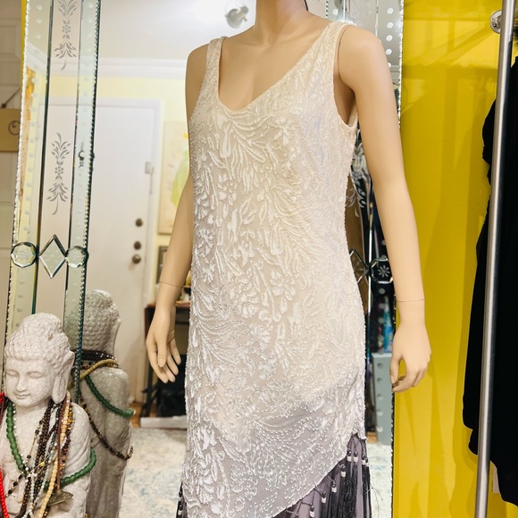 MONTAGE By MON CHERI Maxi Night Gown Size 16 Sleeveless 100% Silk - Picture 14 of 17